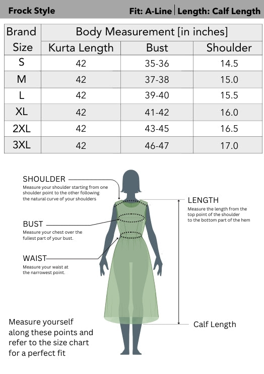 Cotton printed frock style kurti