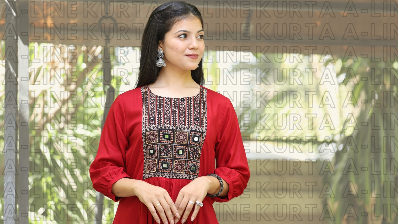A-Line Kurtas for Women – Flowy and Graceful Designs