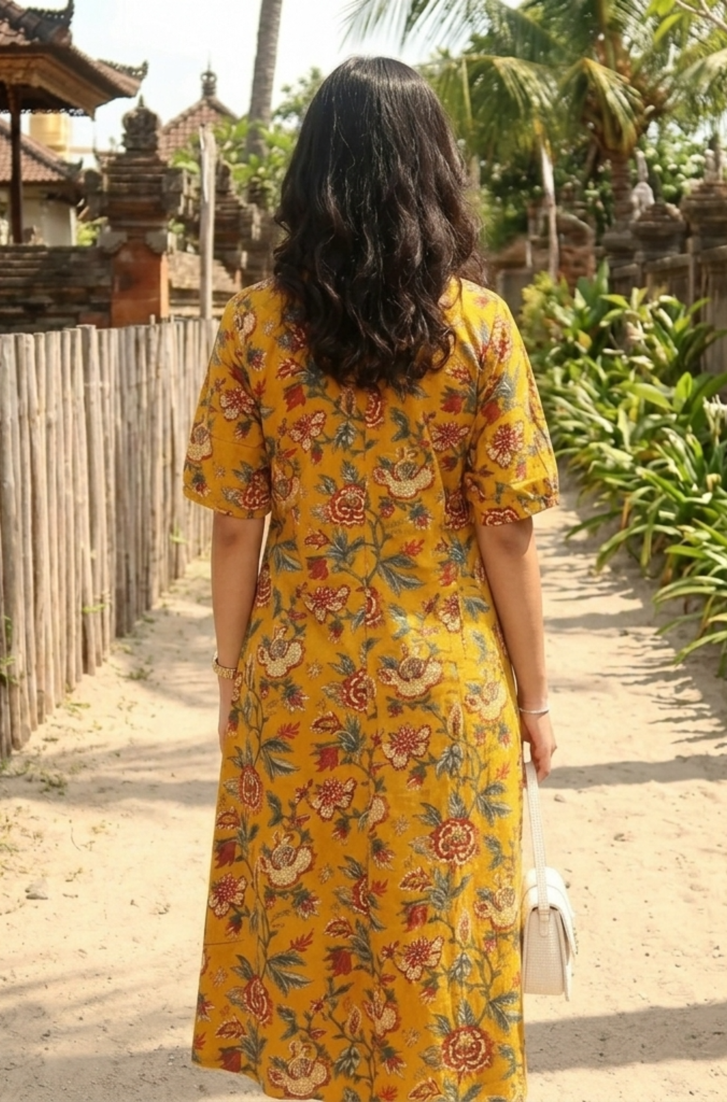 Cotton printed frock style kurti