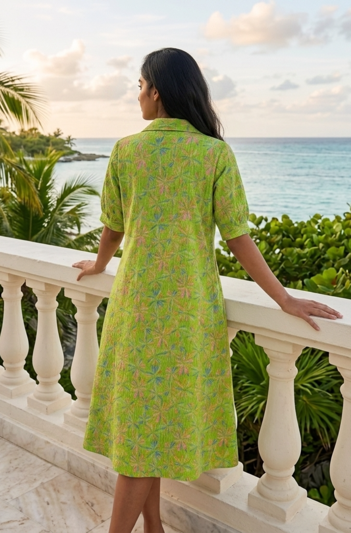 Printed Cotton frock style kurti